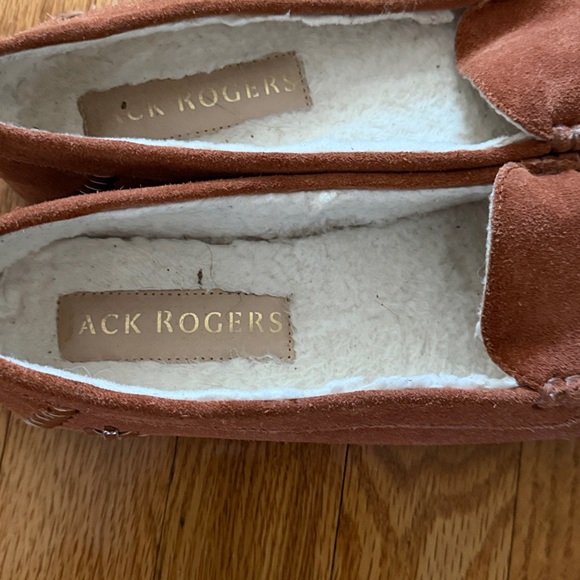 Jack Rogers Women's Tan Suede Loafers Slippers - Picture 2 of 2
